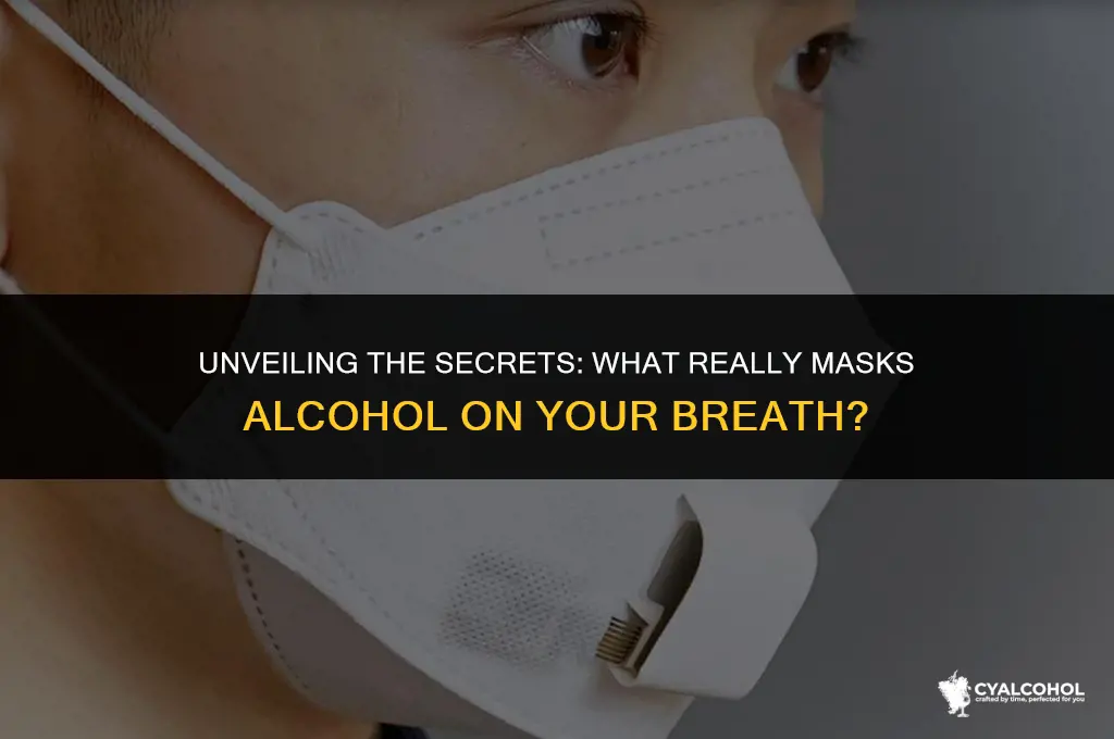 what hides alcohol on your breath