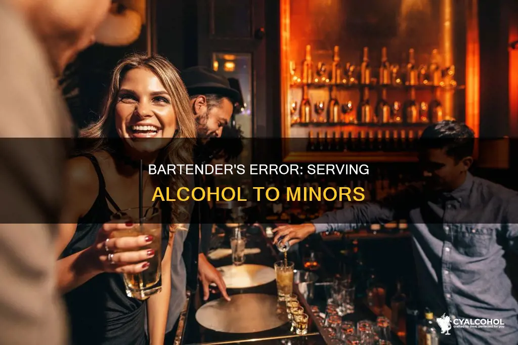 what if a bartender gives alcohol to by mistake