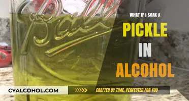 Pickle in Alcohol: A Tasty Experiment or a Tangy Disaster?