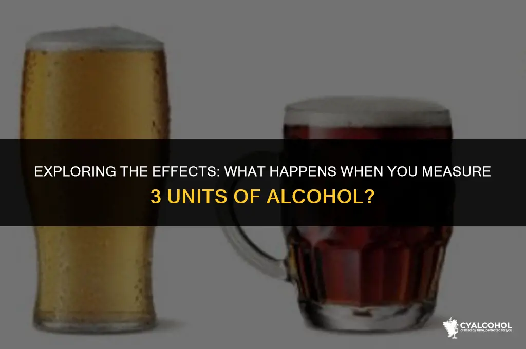 what if you measure 3 alcohol