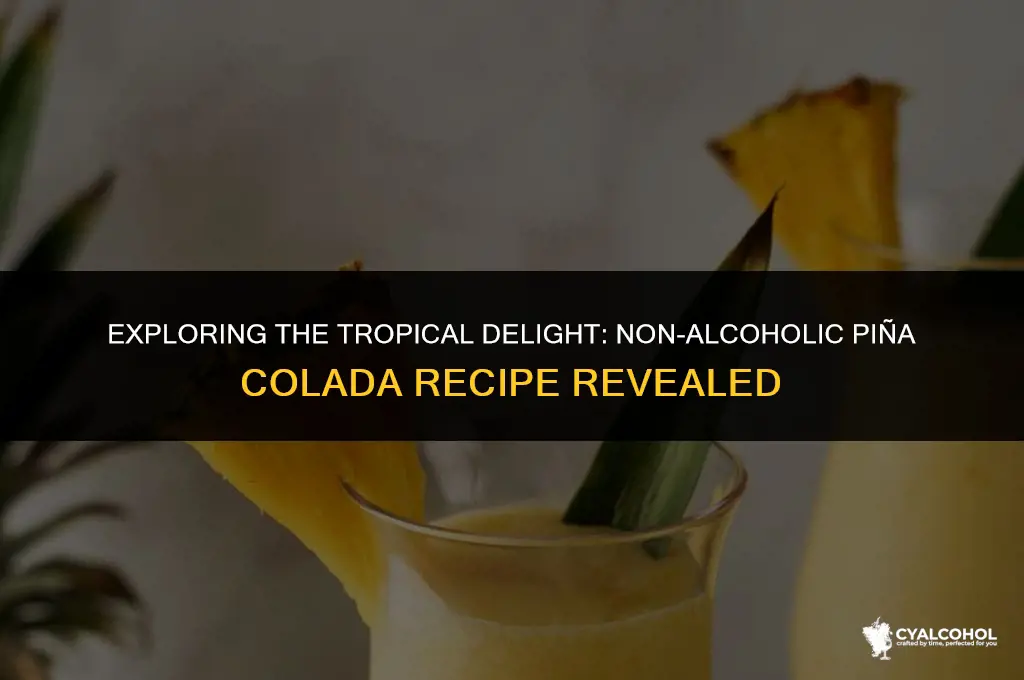 what in pina colada non alcoholic