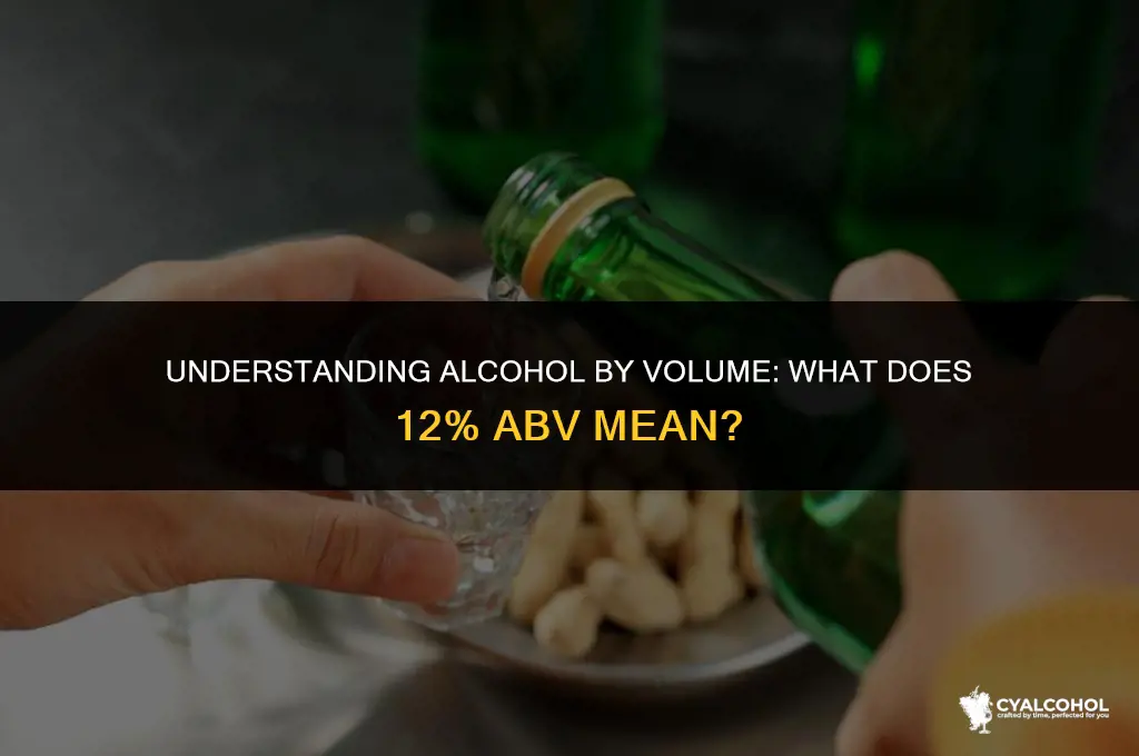 what is 12 alcohol by volume