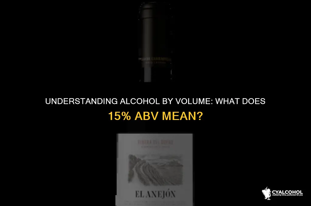what is 15 alcohol by volume