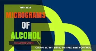Understanding Alcohol Measurements: What Does 22 Micrograms Mean?