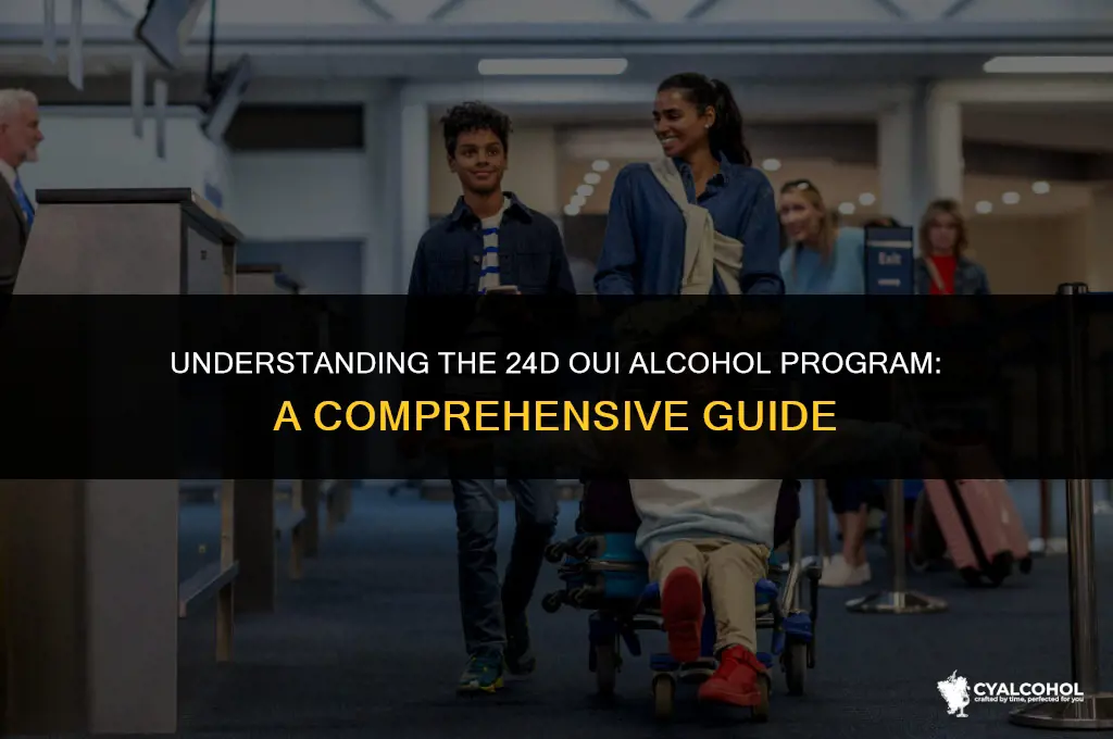 what is 24d oui alcohol program