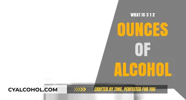 Understanding 3.5 Ounces of Alcohol: Measurements, Effects, and Safe Consumption
