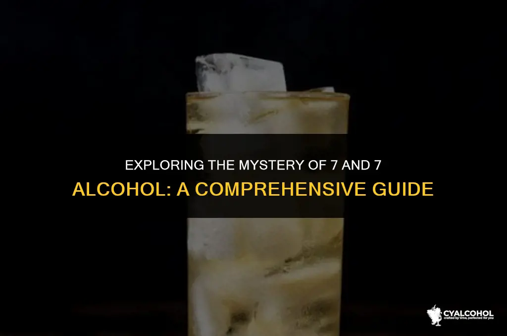 what is 7 and 7 alcohol