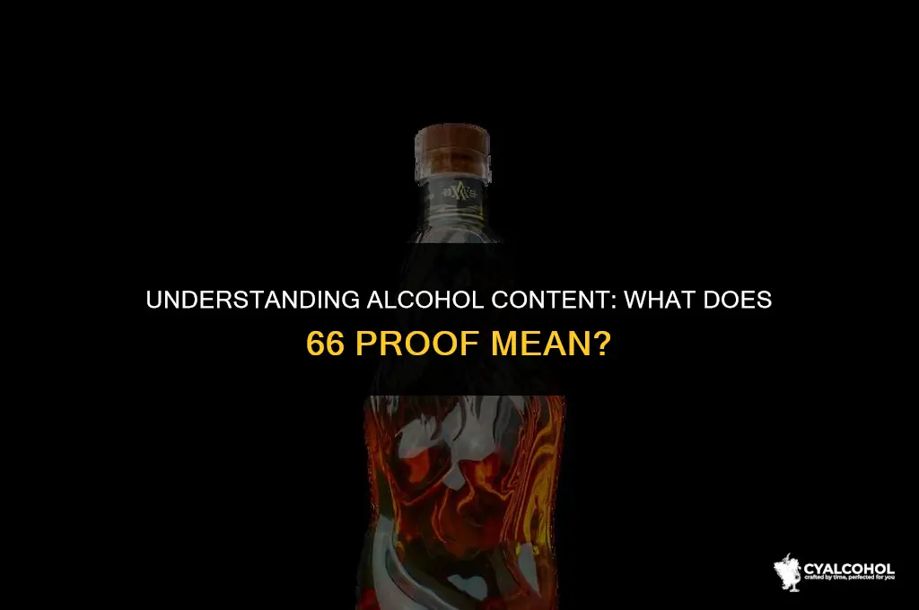 what is a 66 of alcohol