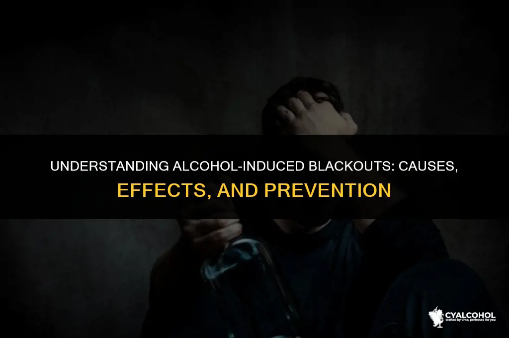what is a alcohol induced blackout
