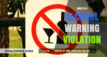 Understanding Alcohol Warning Violations: A Comprehensive Guide