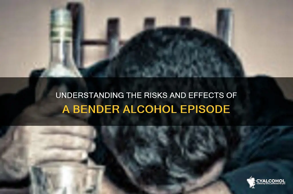 what is a bender alcohol