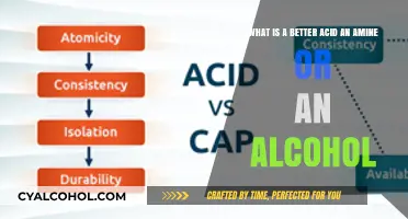 Acids, Amines, and Alcohols: Which is Superior?