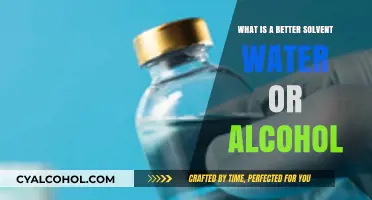 Water vs. Alcohol: Which Solvent Reigns Supreme in Chemistry?