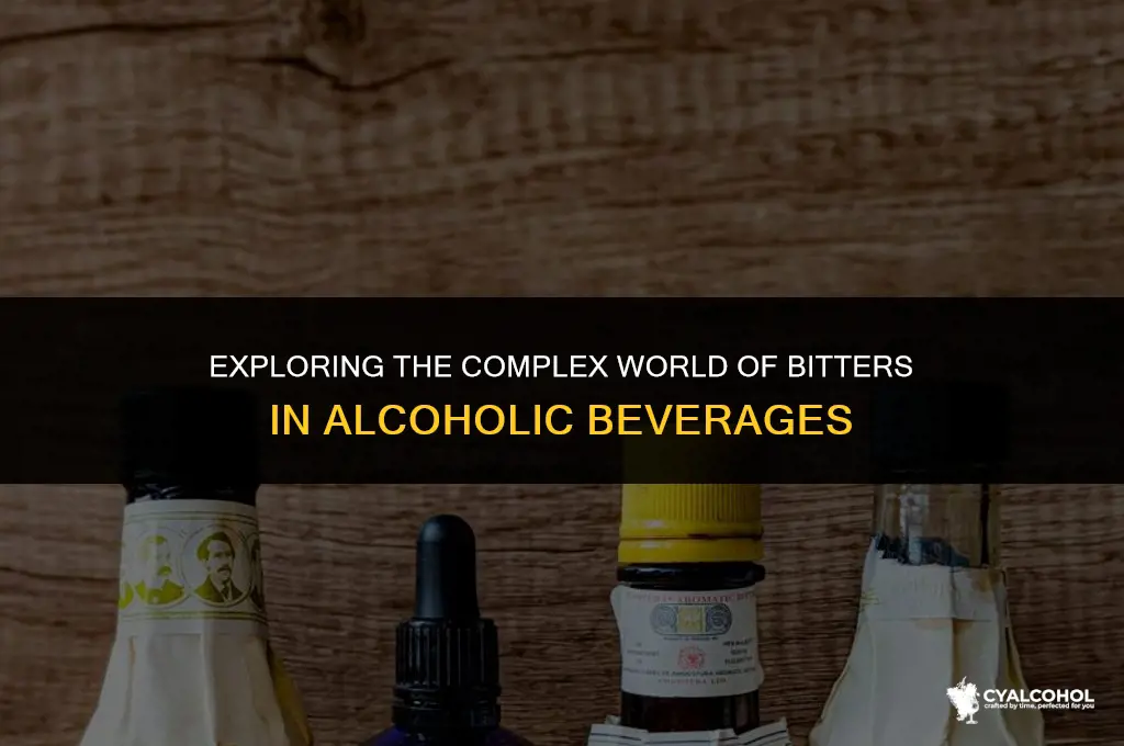 what is a bitter for alcohol