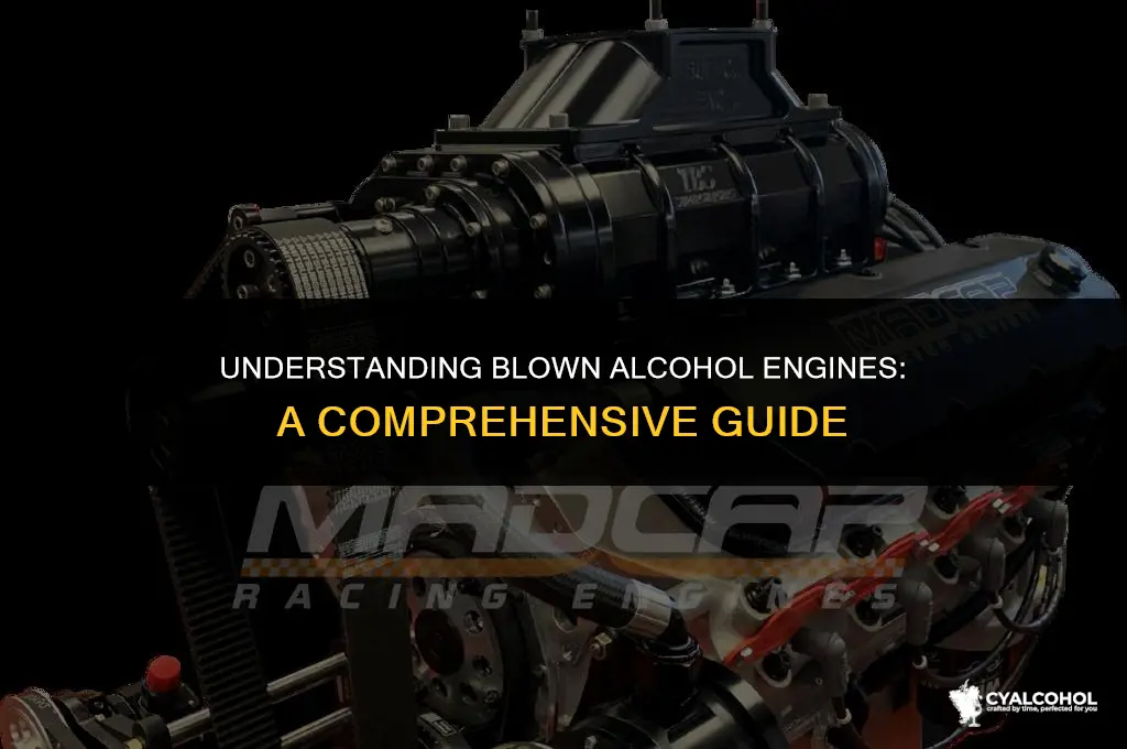 what is a blown alcohol engine