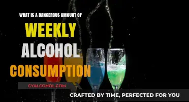 Alcohol Overdose: Weekly Consumption Danger Zone