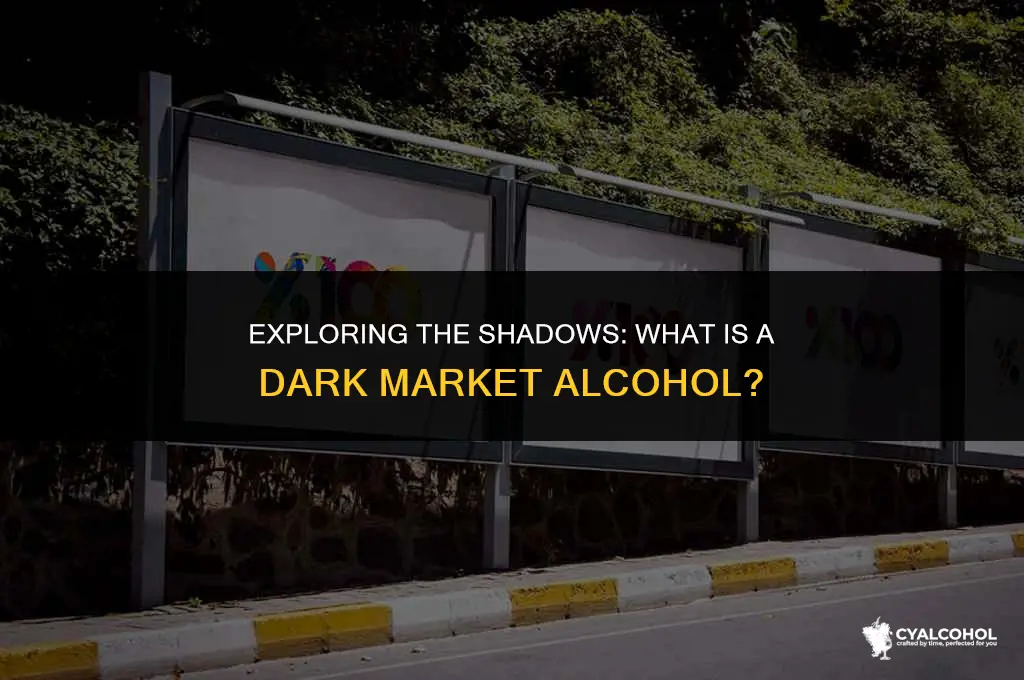 what is a dark market alcohol