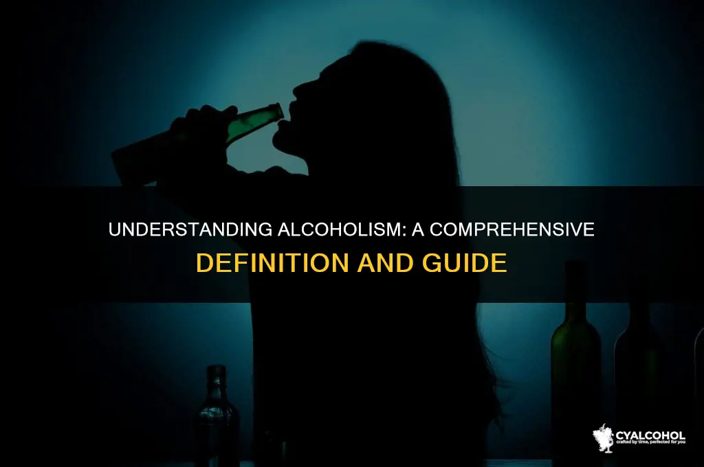 what is a definition of alcoholic