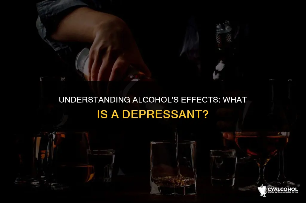 what is a depressant in alcohol