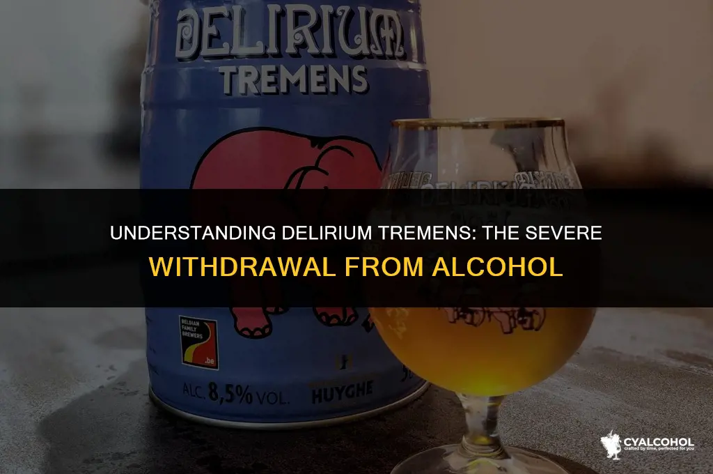 what is a dt from alcohol