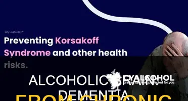what is a form of dementia found with chronic alcoholism
