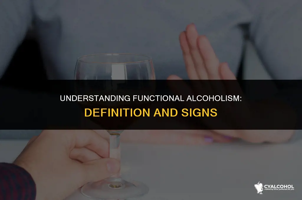 what is a functional alcoholic definition