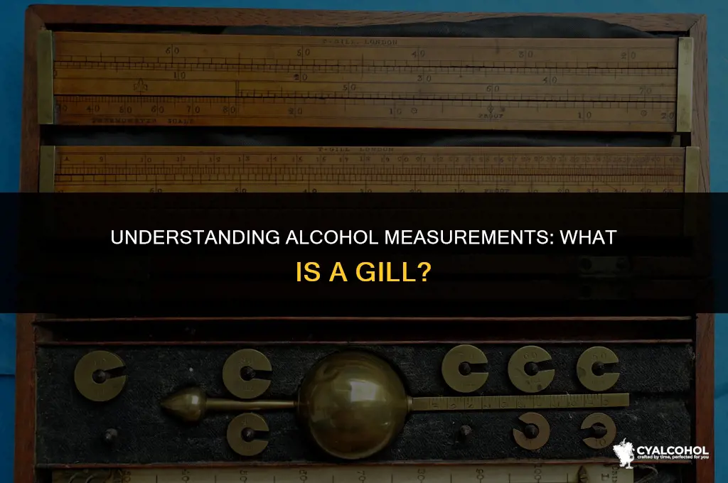 what is a gill of alcohol