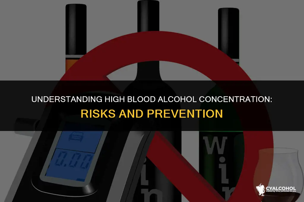what is a high alcohol bac