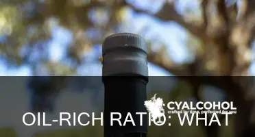 what is a high oil to alcohol ratio mean