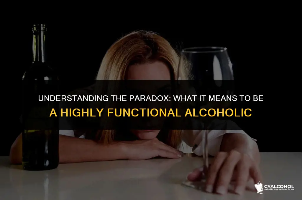 what is a highly functional alcoholic