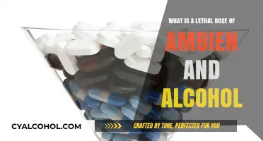 Deadly Cocktail: Ambien, Alcohol, and Lethal Doses