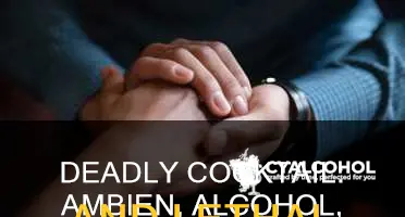 what is a lethal dose of ambien and alcohol