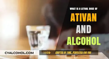 Deadly Cocktail: Ativan, Alcohol, and Lethal Doses