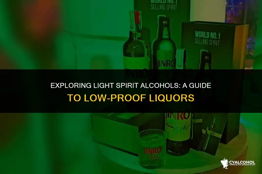 what is a light spirit alcohol