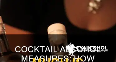 what is a measure of alcohol for a cocktail