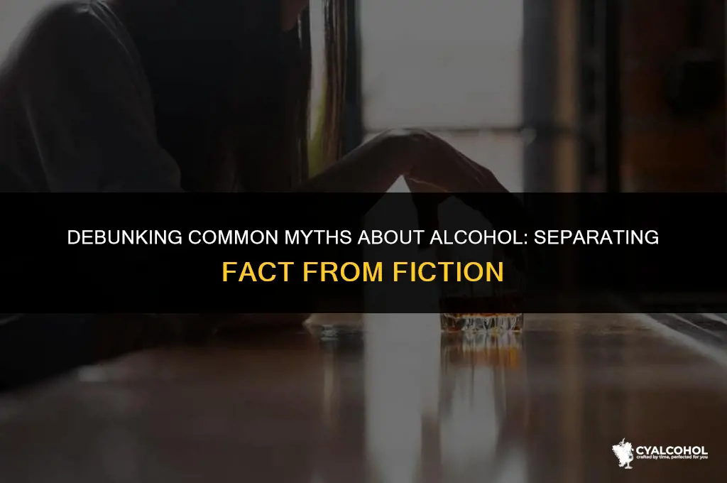 what is a myth about alcohol