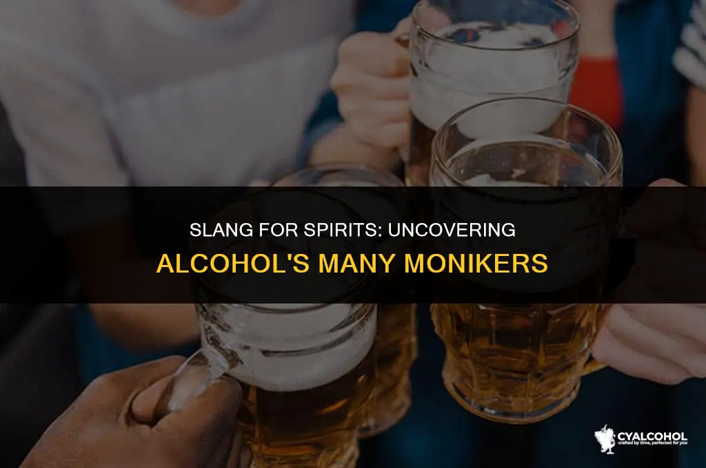 what is a nickname for alcohol