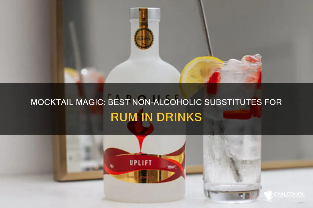 what is a non alcoholic subsitute for rum