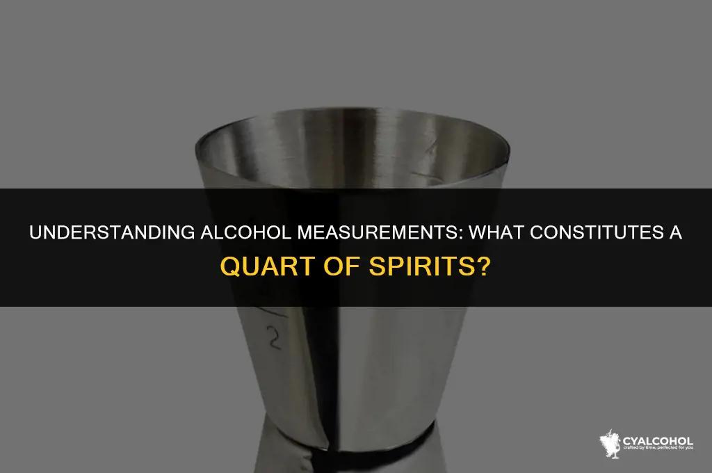 what is a quart of alcohol