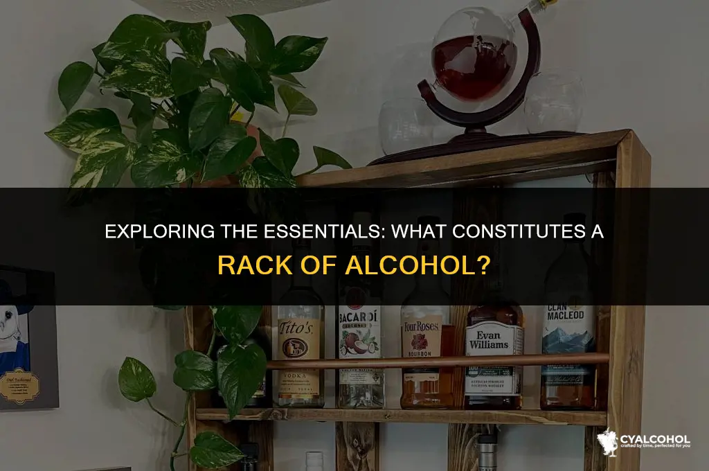 what is a rack of alcohol
