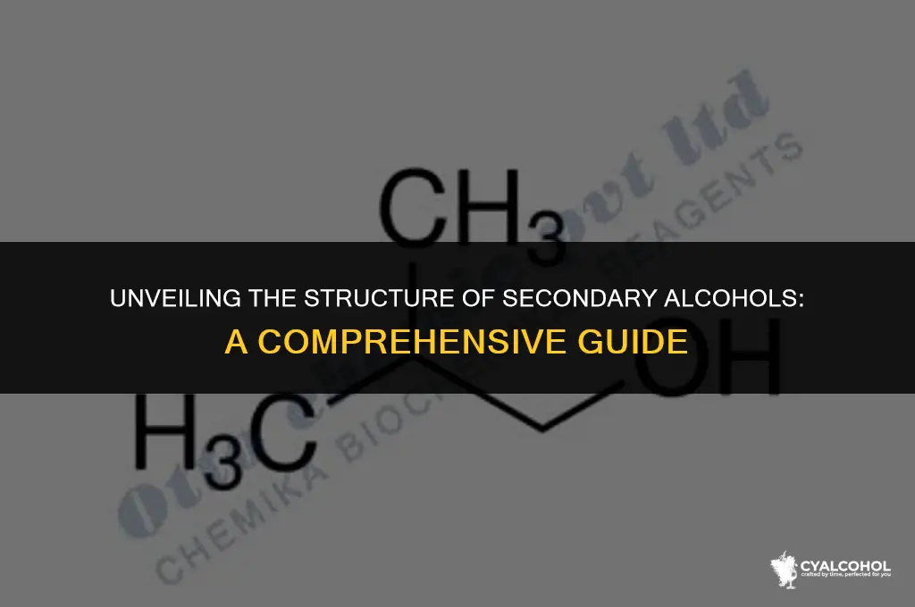 what is a secondary alcohol structure
