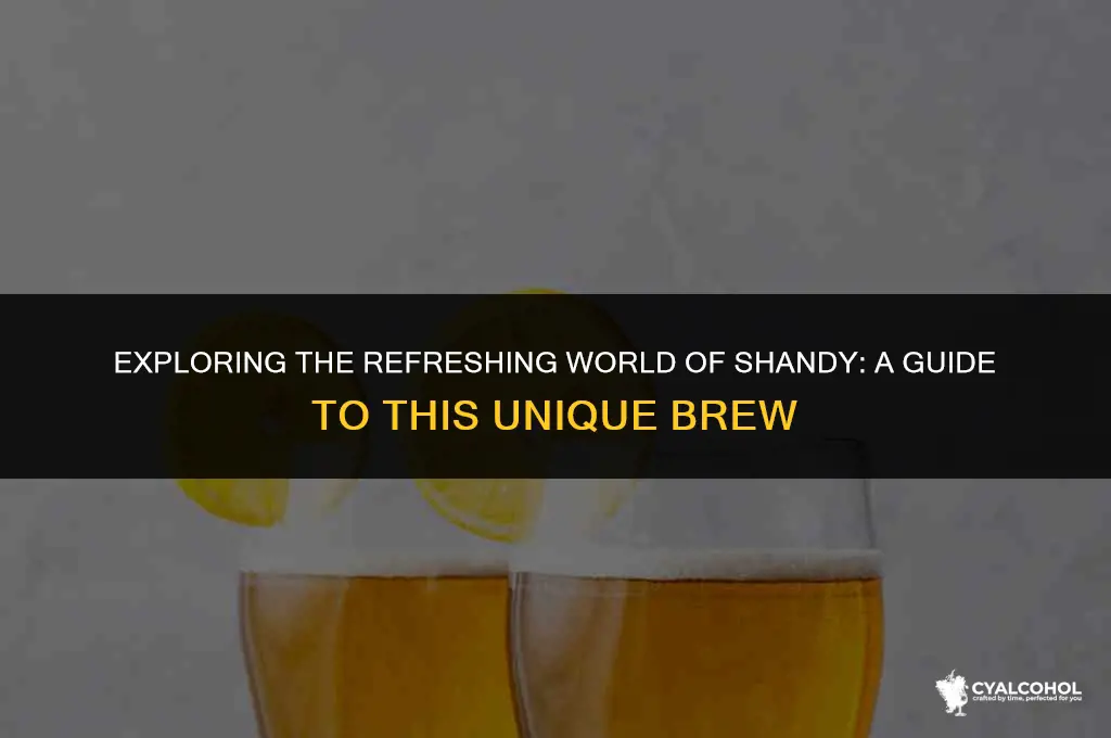 what is a shandy alcoholic beverage