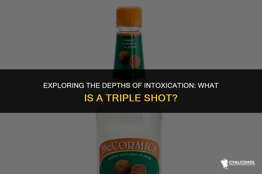 what is a triple shot alcohol
