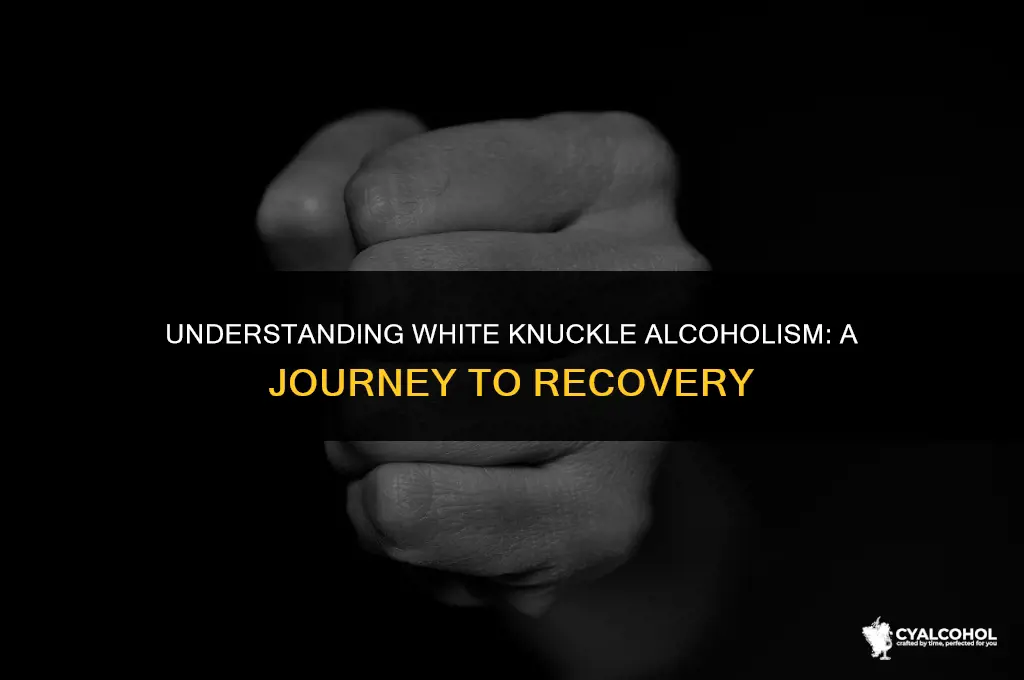 what is a white knuckle alcoholic