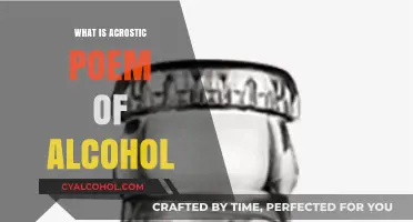 Unveiling the Creative Side of Sobriety: An Acrostic Poem on Alcohol