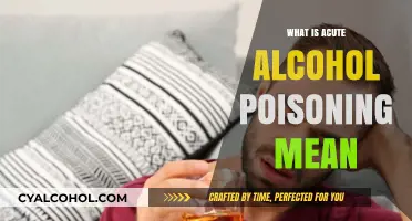 Understanding Acute Alcohol Poisoning: Symptoms, Risks, and Prevention