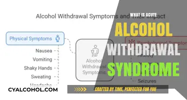 Understanding Acute Alcohol Withdrawal Syndrome: Symptoms and Treatment