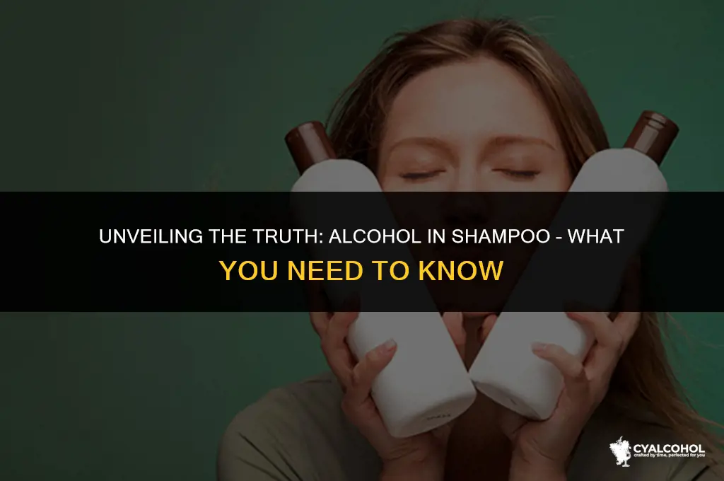 what is alcohol called in shampoo