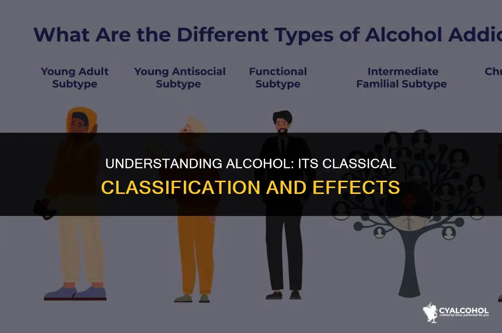 what is alcohol classically classified as