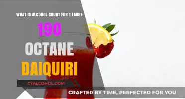 How Much Alcohol is in a Large Daiquiri?